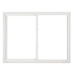 72x48 White Color Vinyl Pvc Sliding Window