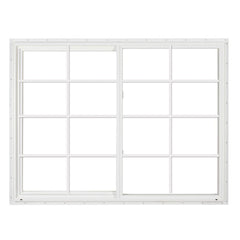 72x48 White Color Vinyl Pvc Sliding Window