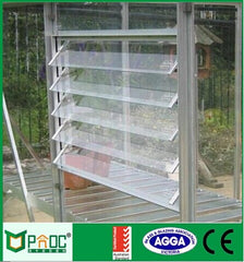 Aluminium Window Louver With Glass With Cheap Price PNOC006GLW on China WDMA