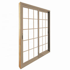 Aluminium Wood Color 3 Panel French Doors Outside on China WDMA