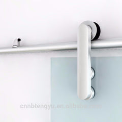 Aluminum 1 Rail Wall Mount Interior Sliding Closet Door Aluminum Barn Door Round Track Kit on China WDMA