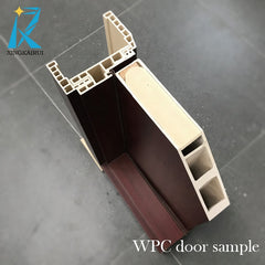 Aluminum alloy Decorative line wpc solid wood bedroom door on China WDMA