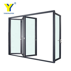 Australian standard Aluminium Sliding folding Door / Aluminium double glazed sliding folding windows and doors on China WDMA