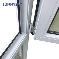 Builder choice vinyl color options upvc online sliding philippines window with screen on China WDMA