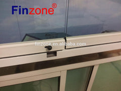 CE standard transparent accordion frameless sliding folding stacking glass door on China WDMA