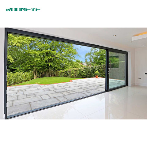 China factory large glass exterior sliding glass door on China WDMA