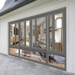 Comfortable new design sliding aluminium bronze color window on China WDMA