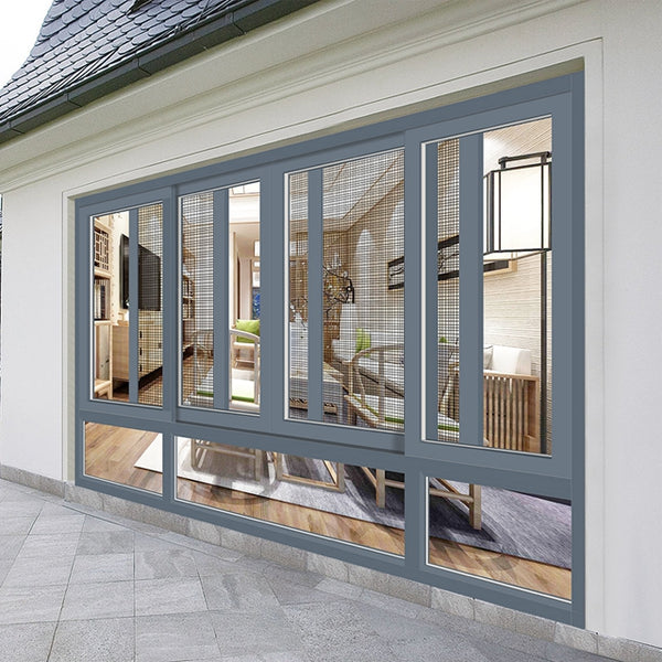 Comfortable new design sliding aluminium bronze color window on China WDMA