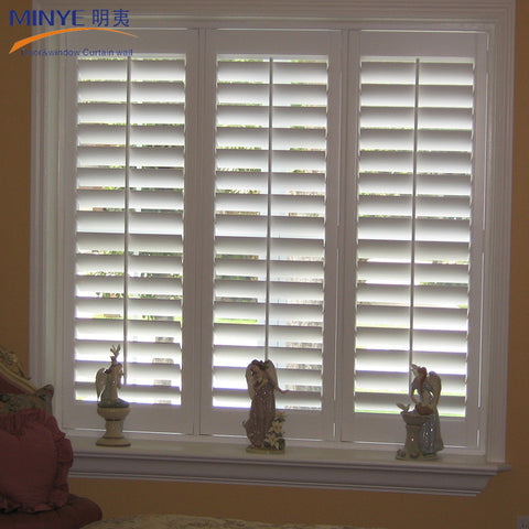 Decorative front double door/simple indian window designs patio aluminum shutter window on China WDMA