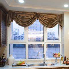 Soundproof large size fixed aluminium corner window