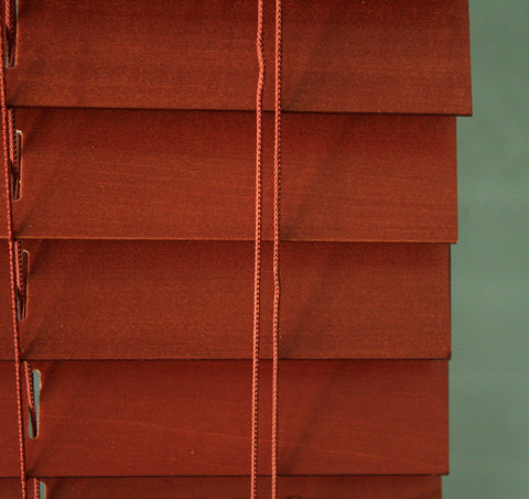 Dongguan factory sale luxury home decorative 50mm Basswood Wooden Venetian Window Blinds on China WDMA