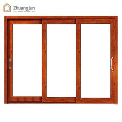 Double Leaf Sliding Aluminum Entry Exterior Door on China WDMA