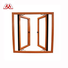 Europe Style Double Hung Decorative Design Steel Security Hinged/hopper PVC Profile UPVC Windows on China WDMA