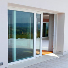 Foshan UPVC white color frosted glass interior french doors on China WDMA