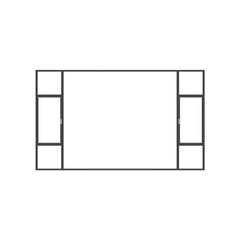WDMA High Quality Professional Huge Project Narrow Frame Double Tempered Glazed Aluminium Sliding Windows