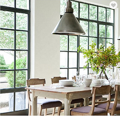 WDMA  Old French, simple, modern style,commercial double single double, floor type steel windows and steel doors.