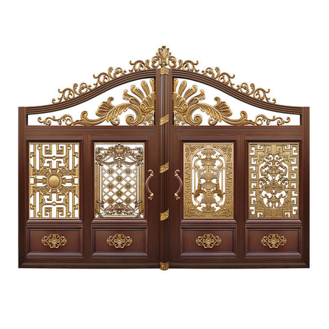 Malaysia Thailand Singapore Luxury Villa Modern Aluminum Sliding Main Gate Front Doors Pivot Aluminium Garden Entry Door Price