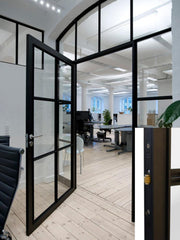 New design Smoothly Frameless Tempered Glass Stacking Sliding Folding Door on China WDMA