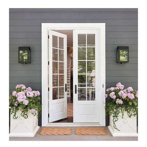 China WDMA Sliding French  Entrance Door Aluminum French Style Door