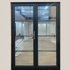 36x90 Aluminum double glass french door color customized good quality for sale