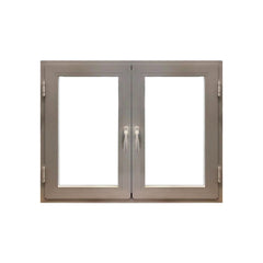 WDMA Aluminum tilt and turn windows casement window with screens