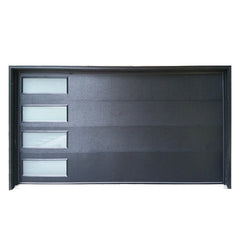 China WDMA Aluminum Garage Doors, Wooden Color Aluminum Section Panel Garage Door