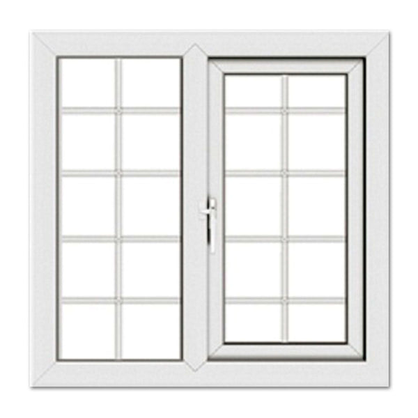 WDMA China Supplier Customized Designs White Vinyl Double Glazed UPVC Sliding Windows