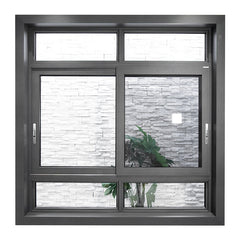 76x36 Aluminum patio glass sliding window color customized good quality for sale