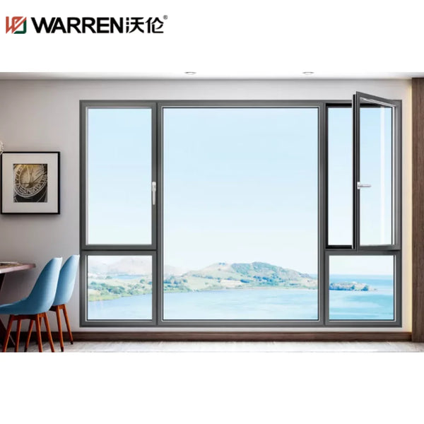 WDMA Turn On The Window Aluminum Frame For Glass Window Different Types Of Double Glazing Window