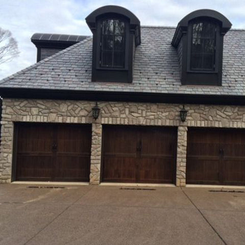 China WDMA Modern design house exterior automatic garage door remote control garage door