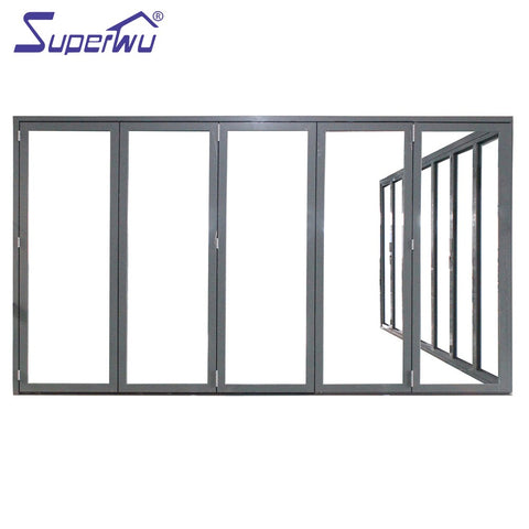 High Quality Aluminum Glass Bifold Window Folding sliding aluminum windows prices on China WDMA