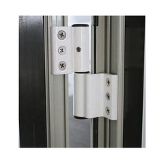 High performance thermal break modern interior exterior aluminum frame glass french doors low door sill on China WDMA