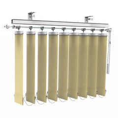 Home Decorative Wholesale Custom Polyester Modern Vertical Blind Patio Door Vinyl Vertical Shade Blind on China WDMA