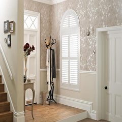 Home external hot sale half window decorative wooden shutters on China WDMA