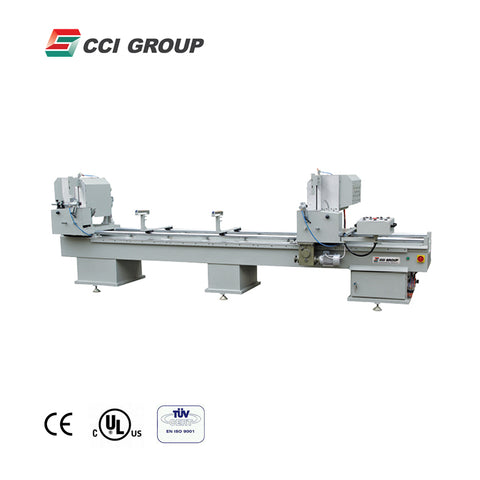 LJZ2-450X3700 aluminum window door double mitre saw fabrication machine on China WDMA