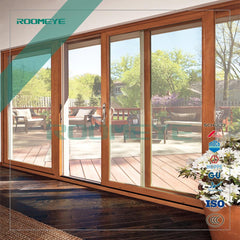 Modern type wood with aluminium cladding lift and sliding door on China WDMA