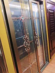High Quality Commercial Double Glass Slide Cavity Lock Hook Type Sliding Door on China WDMA