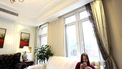 Hansi aluminium alloy custom size retractable sliding roller mosquito net fly insect screen door on China WDMA