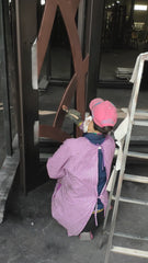 Modern Design 12 Gauge Steel Wrought Iron Safety Door with Open Window Fly Screen on China WDMA