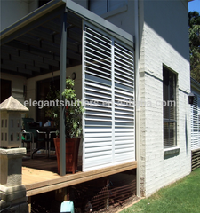 Outdoor sunny color aluminum shutter windows and doors on China WDMA