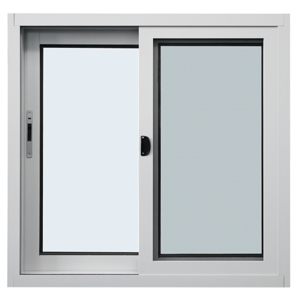 PVC Sliding Window with German Brand Wooden Like Color Laminated Film Cover and With Flynet Screen For Brazil Client on China WDMA