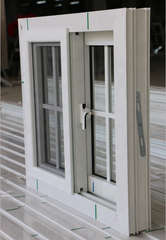 Popular PANAMA upvc window with decorative grills on China WDMA