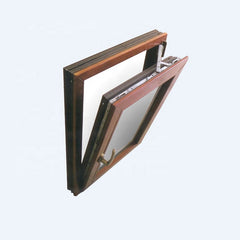 Powder coated invisible colorful glass extrusion aluminum awning window on China WDMA