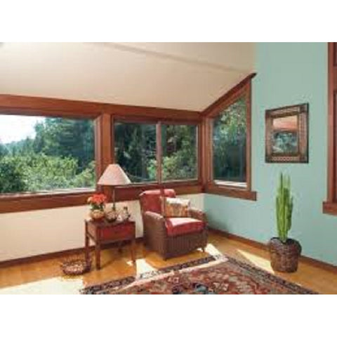 Powder coating brown / wood color aluminum windows lift sliding windows with German hardware on China WDMA