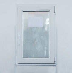 Tempered glass bathroom window upvc pvc double glaze windows upvc single sash window