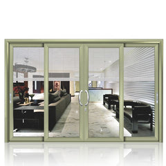 The latest design Aluminum windows and doors manufacturer Aluminum Sliding Open Style modern Glass Designs For Front Doors on China WDMA