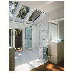 Top Window House Top Use Customized Thermal Break Circular Glass Double Glazed Aluminum Window Glass Skylight on China WDMA