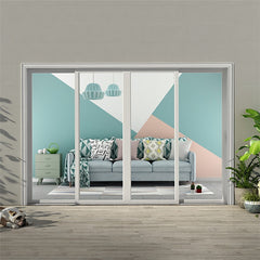 Aluminum Corner Sliding Doors USA Standard 10 Years Warranty Minimalist Sliding Door Aluminum  Sliding Doors