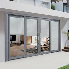 Interior  Door Sliding USA Standard 10 Years Warranty Aluminum Decoration Aluminum Temporary Sliding Doors Israel  Sliding Door