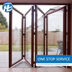 aluminium glass folding bellows door for residential and hotel bifold folding doors uk Accordion Screen Door on China WDMA